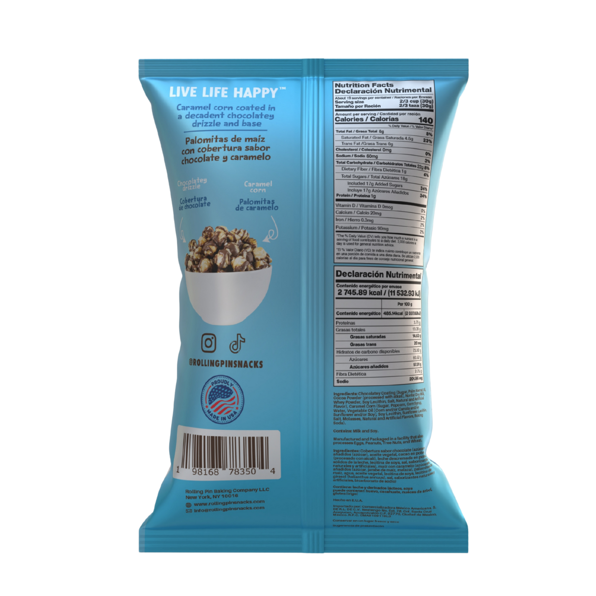 Chocolatey Drizzled Popcorn (20oz)