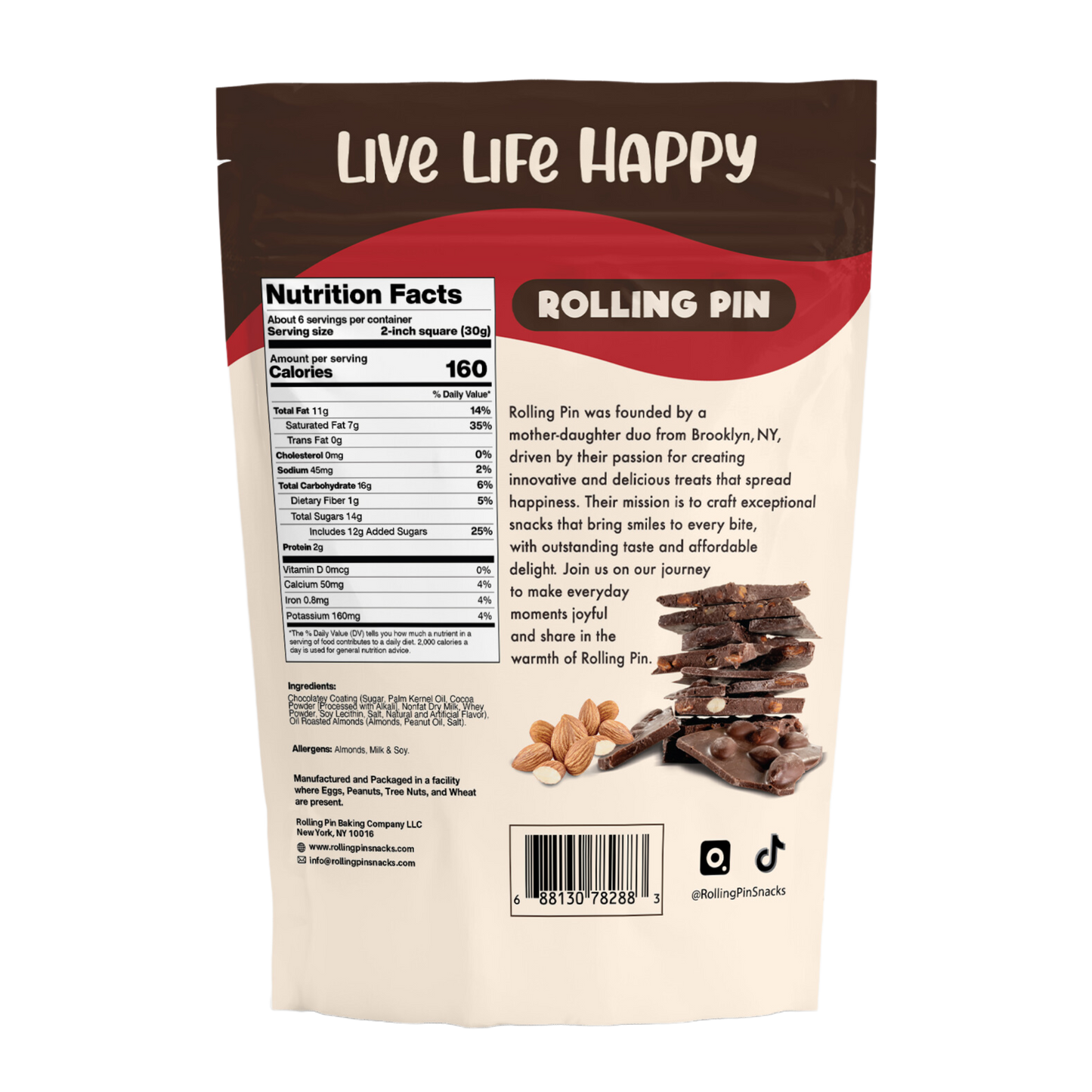 Chocolatey Almond Bark (6 oz)