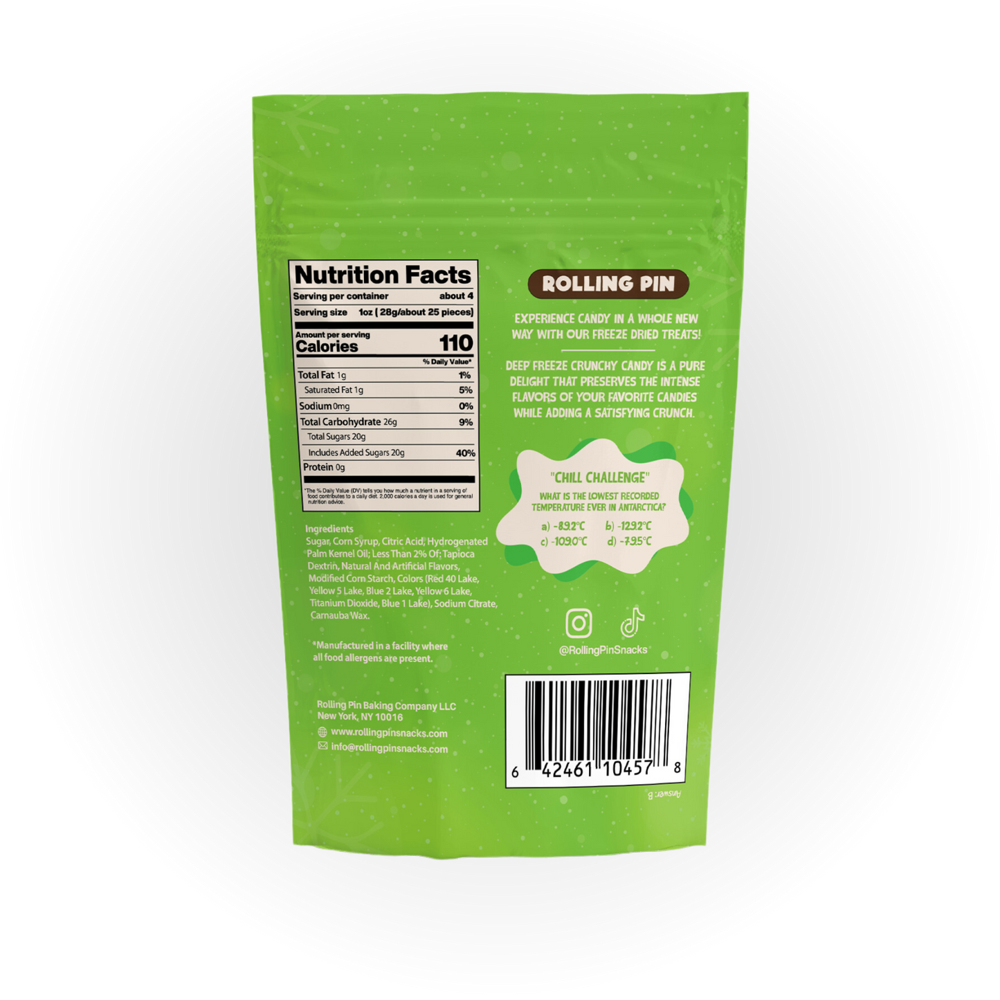 Freeze Dried Candy Sour Frosty Rainbow (4 oz)