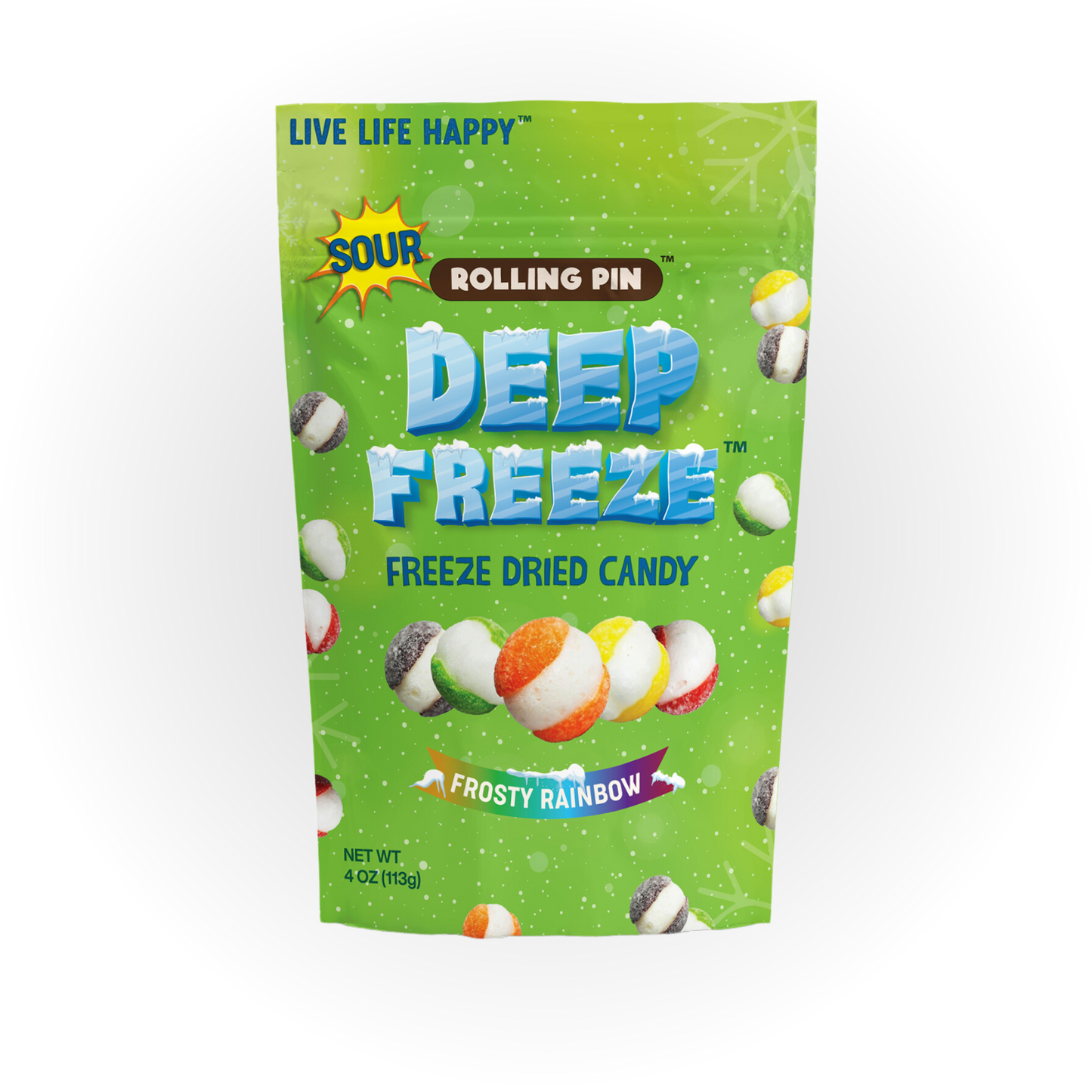 Freeze Dried Candy Sour Frosty Rainbow (4 oz)