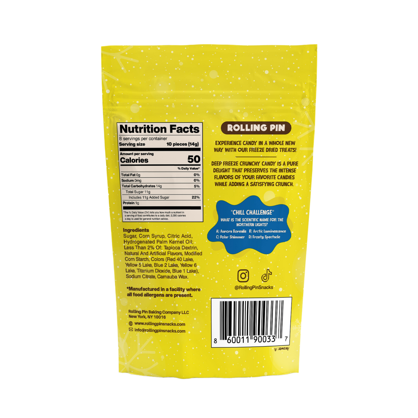 Freeze Dried Candy Sour Iced Lemonade (4 oz)
