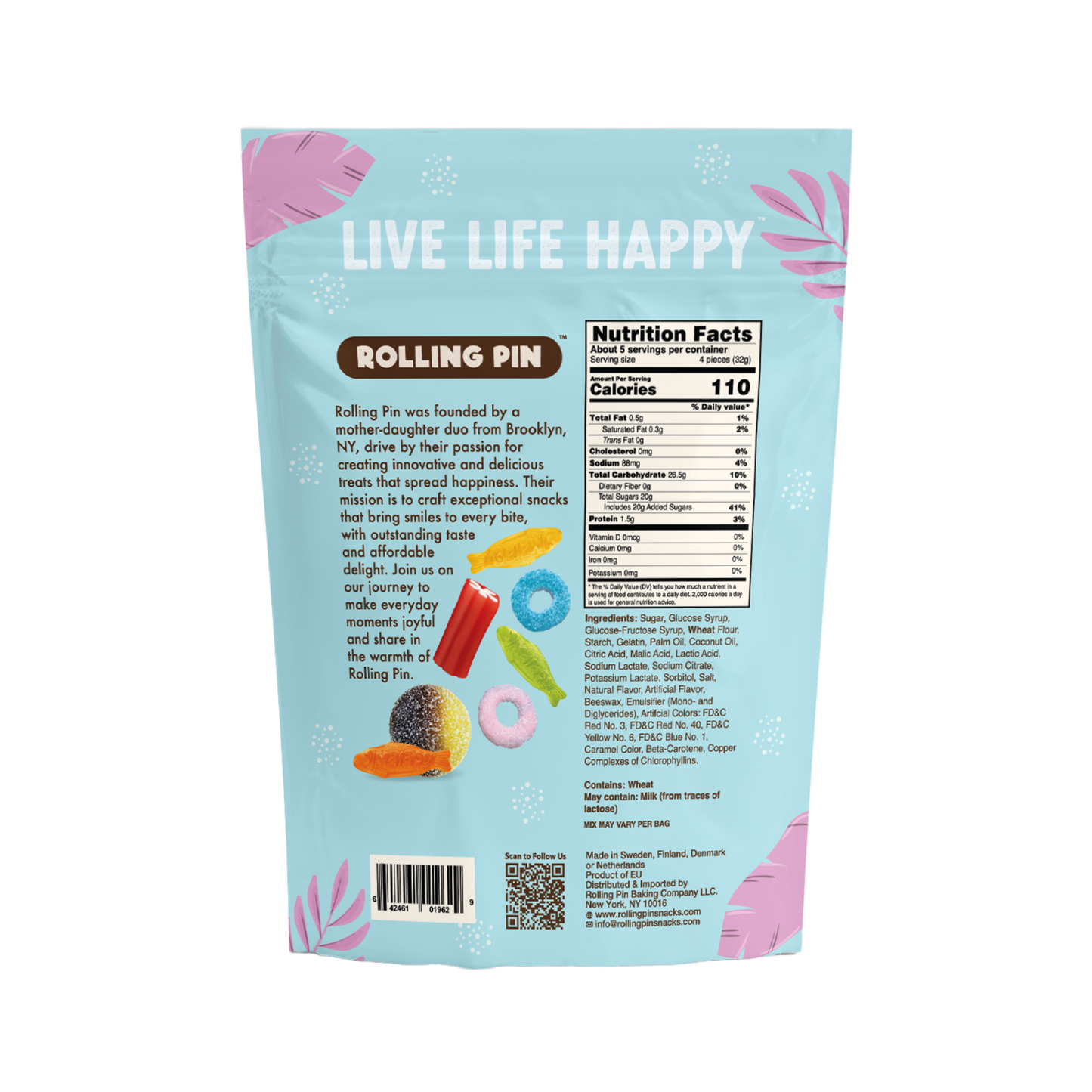 Nordic Love Mix Gummy Swedish Candy (5.2oz)