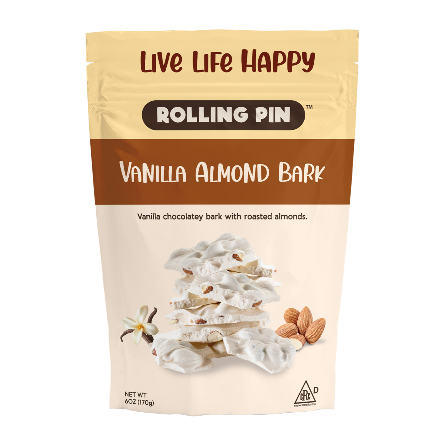 Vanilla Almond Bark (6 oz)