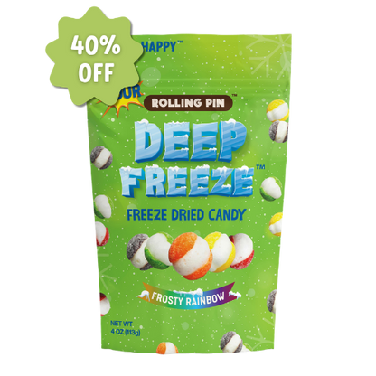 Freeze Dried Candy Sour Frosty Rainbow (4 oz) – Rolling Pin Snacks