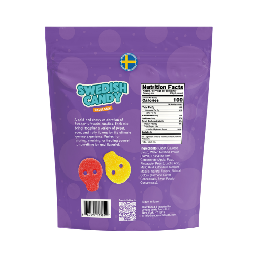 Spooky Swedish Candy Variety Pack - 4 x 7oz Bags | Vanishes in 48 Hours!