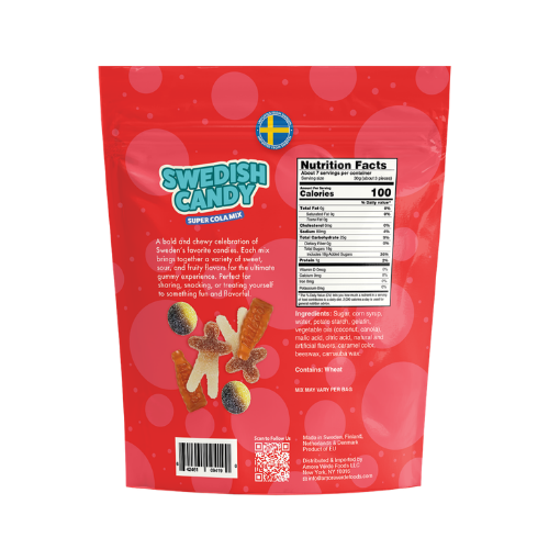 Spooky Swedish Candy Variety Pack - 4 x 7oz Bags | Vanishes in 48 Hours!