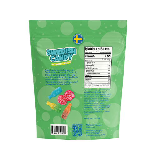 Spooky Swedish Candy Variety Pack - 4 x 7oz Bags | Vanishes in 48 Hours!