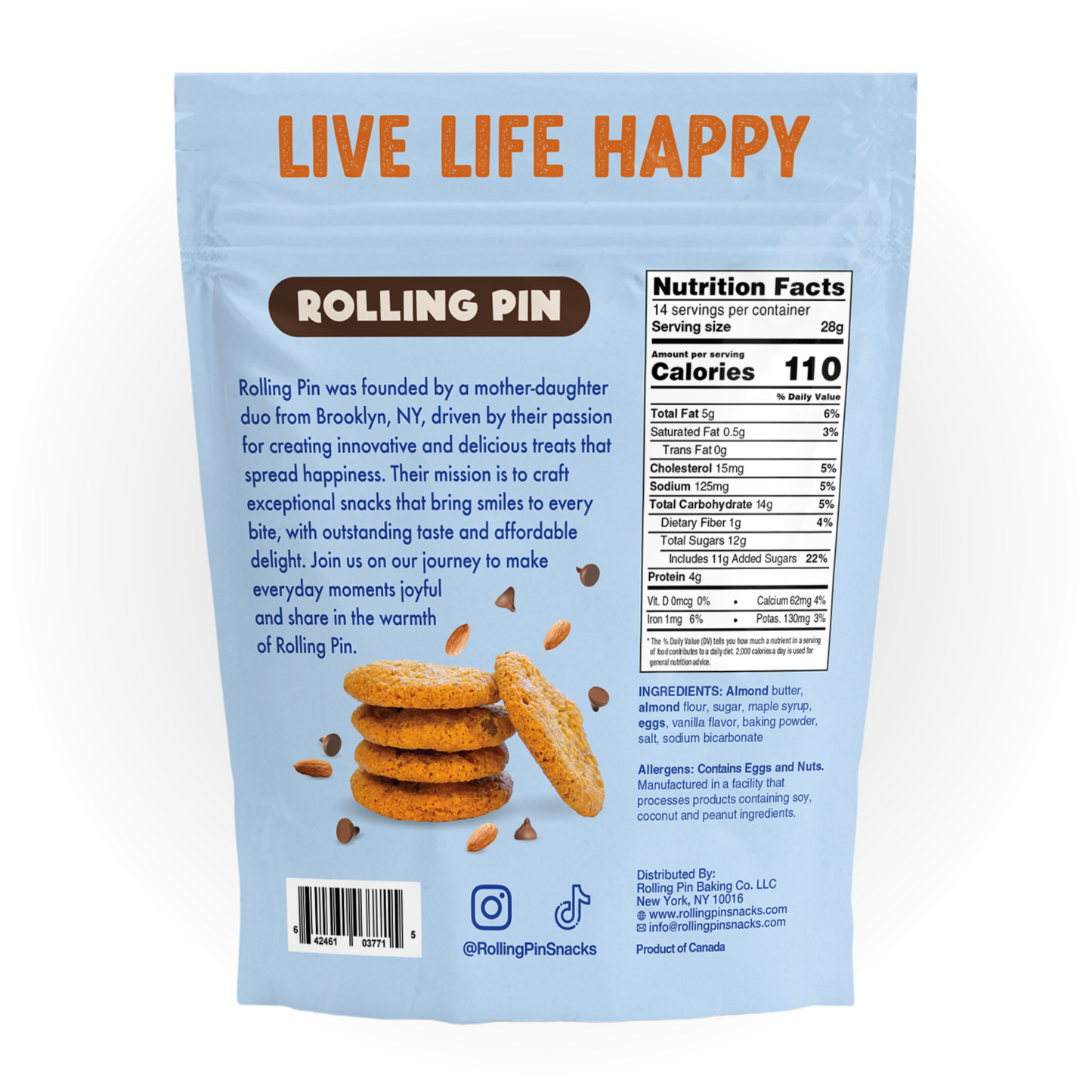 Almond Butter Cookies (14oz)