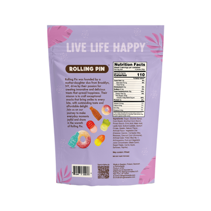 Chewy & Fizzy Mix Gummy Swedish Candy (5.2 oz)