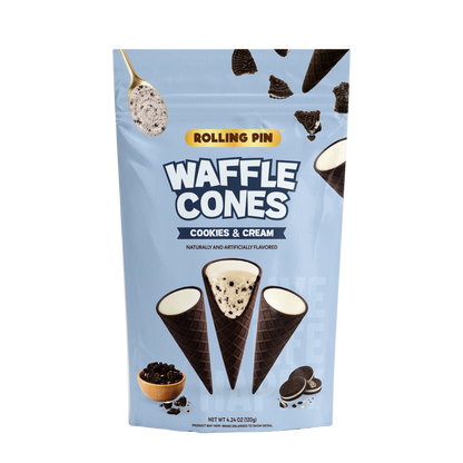 Cookies & Cream Waffle Cones (4.24 oz)