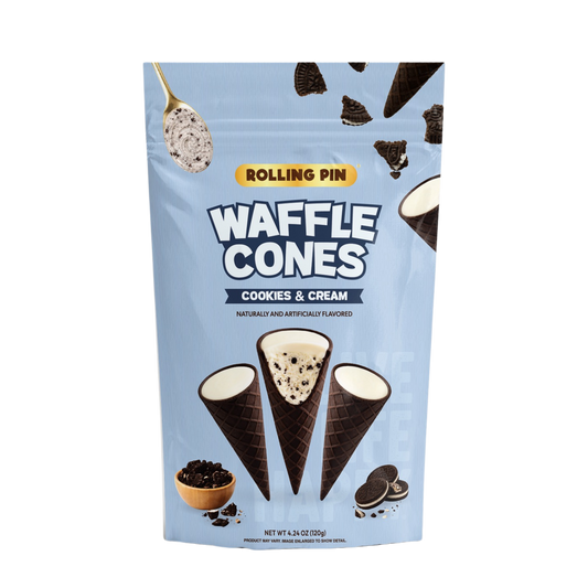 Cookies & Cream Waffle Cones (4.24 oz)