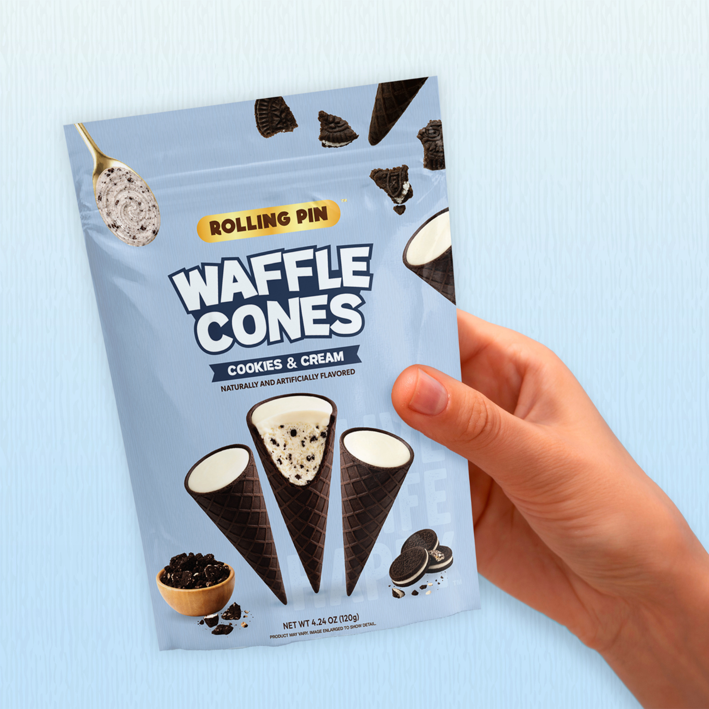 Cookies & Cream Waffle Cones (4.24 oz)