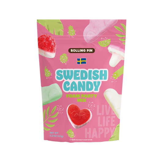 Foam Party Mix Gummy Swedish Candy - 5.2oz