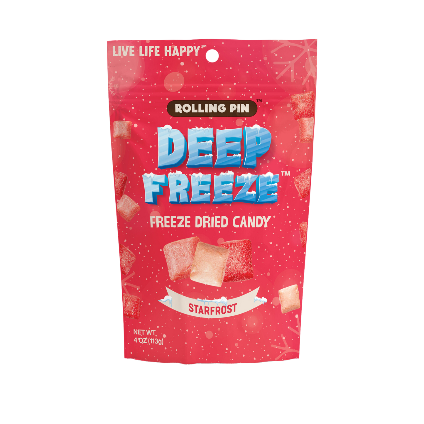 Freeze Dried Candy StarFrost, front of the 4 oz bag