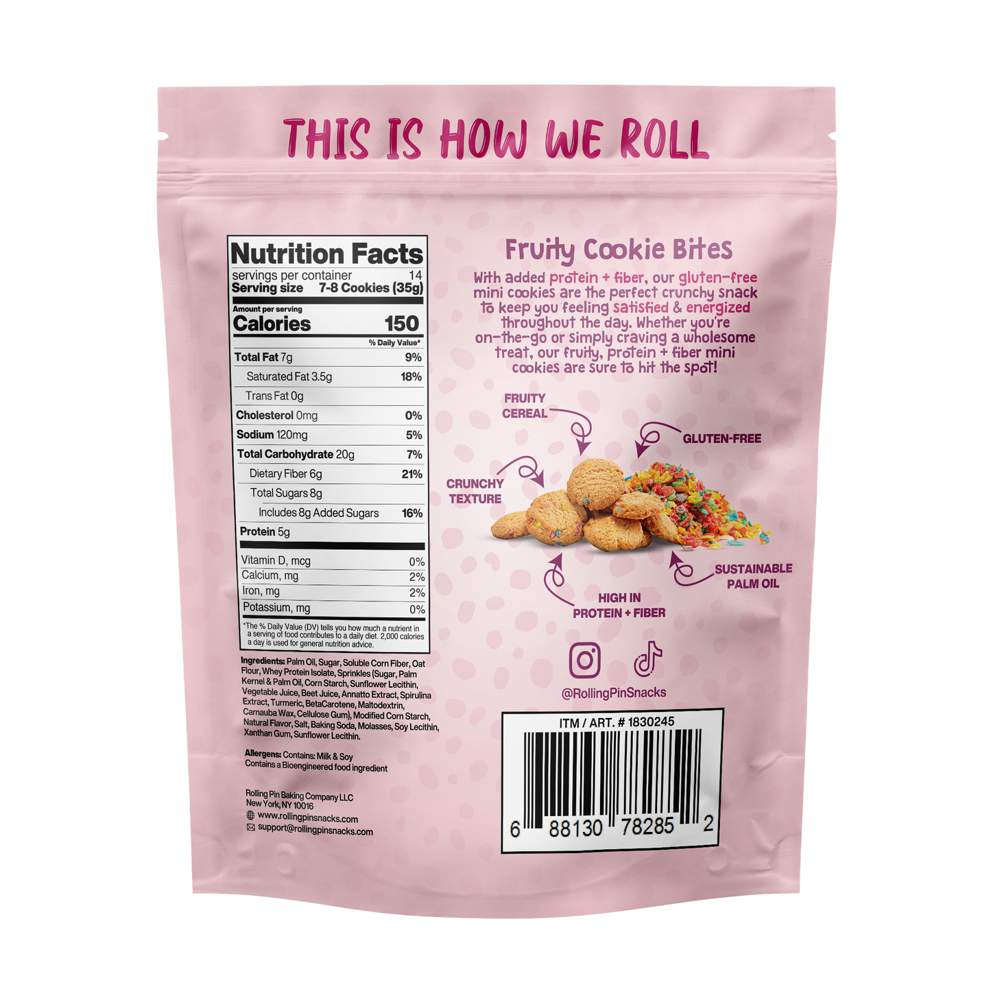 Fruity Cookie Bites (14 oz) Rolling Pin Snacks