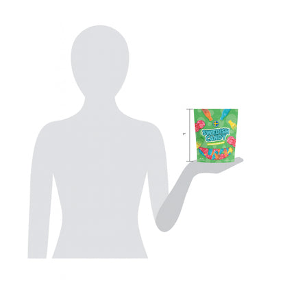 Swedish Candy Ultimate Sour Mix gummies close up, product photo