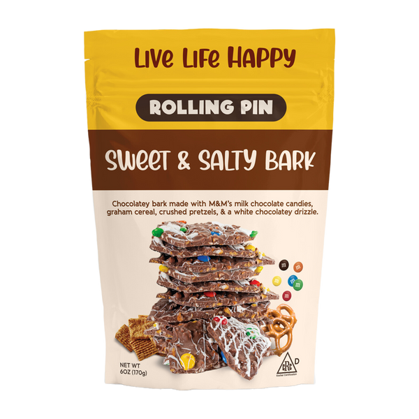 Sweet & Salty Bark (6 oz) – Rolling Pin Snacks