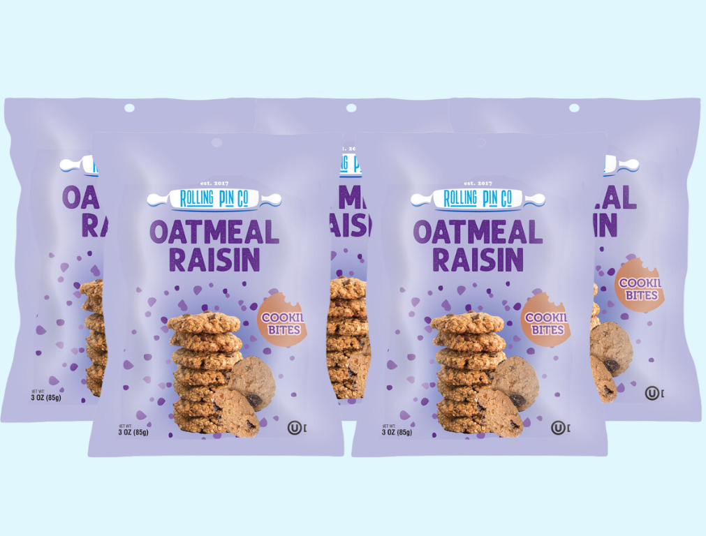 12 / 3 oz. Mini Oatmeal Raisin Cookies