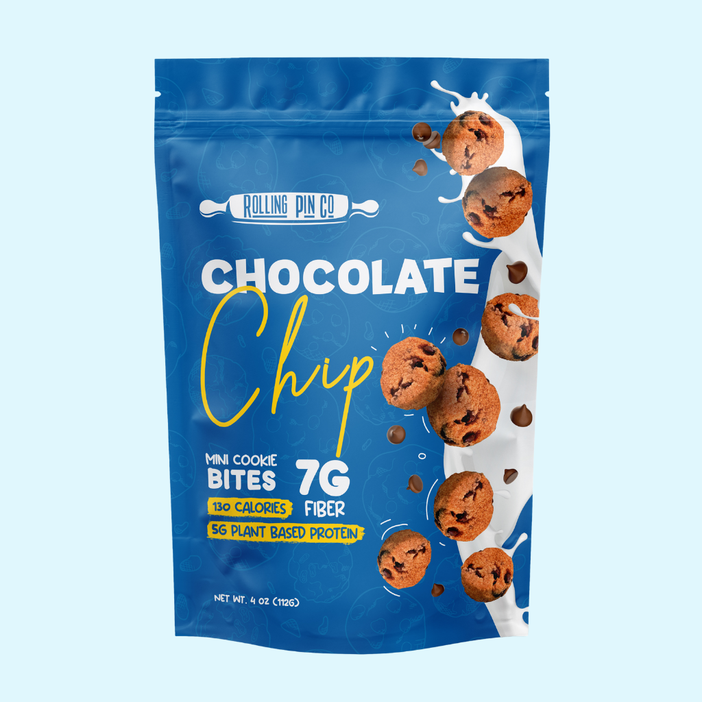 Mini Chocolate Chip Protein Cookies