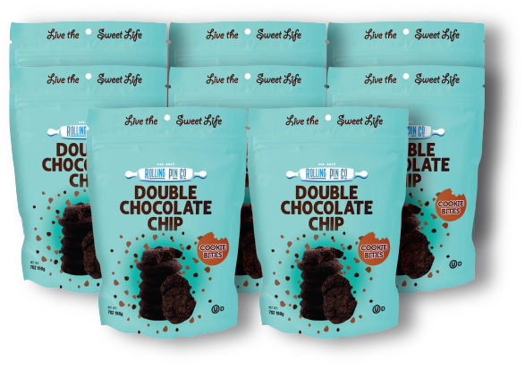8 / 7 oz Mini Double Chocolate Cookies