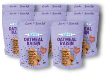 Load image into Gallery viewer, 8 / 7 oz Mini Oatmeal Raisin Cookies
