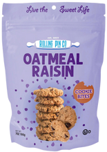 Load image into Gallery viewer, 8 / 7 oz Mini Oatmeal Raisin Cookies
