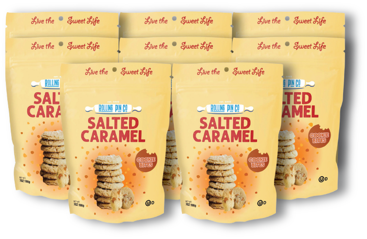 8 / 7 oz Mini Salted Caramel Cookies