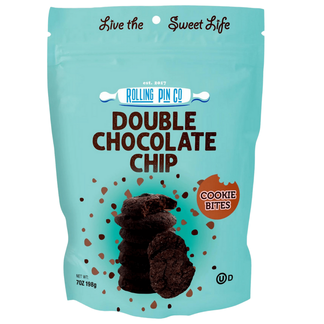 Mini Double Chocolate Chip Cookie Bites